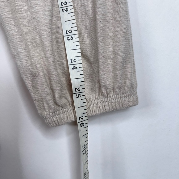 Free People Beach Cream Beige Oversized Blouse Boho Top Button Front Hemp New - Picture 11 of 12